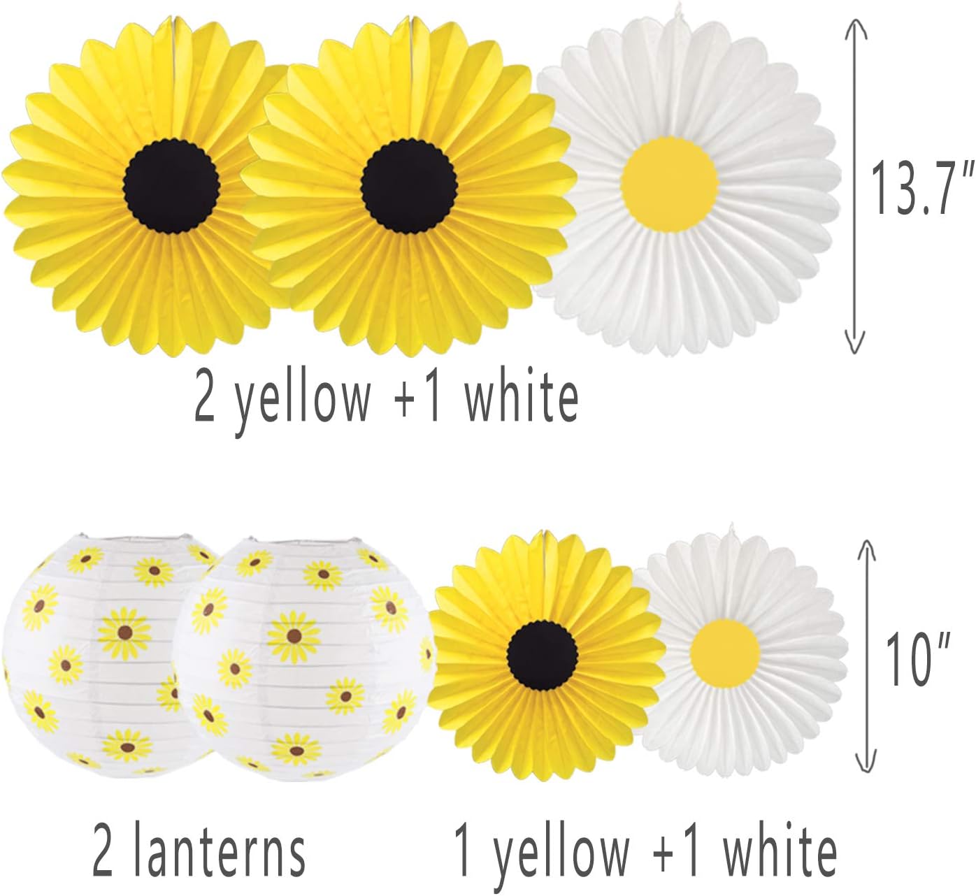 Sunflower Party Decorations, Sunflower Birthday Party Baby Shower Bridal Shower Wedding Decorations, Baby Shower Birthday Party Supplies
