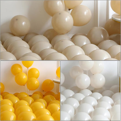 141pcs Bee Balloon Garland Arch Kit for Bride to Bee Theme Party Decoration | Brown Mustard Yellow White Balloons with Flower Daisy Mylar Balloon for Bridal Shower A Little Honey is on the Way Party