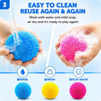 1pcs Yellow Stress Squishy Ball Squishies Stress Relief Fidget Toy for Kids & Adults, Squeeze Cute Slow Rise Sensory Birthday Gift Party Favors