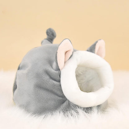 Hamster Cage Rodents Hammock Bed House Supplies Guinea Pigs Velvet Nest Sleeping Warm Bed Small Pet Items Small Pet Cage Velvet Hammock Set Cages for Animals