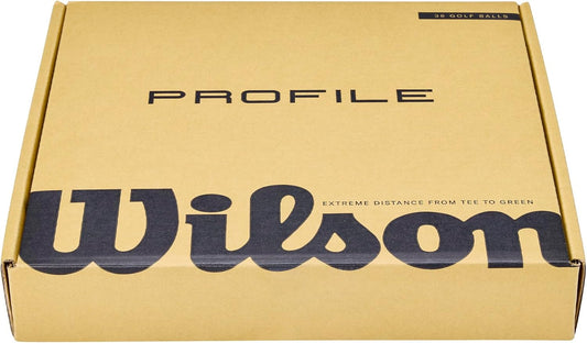 WILSON Profile Distance Golf Balls 36 Pack