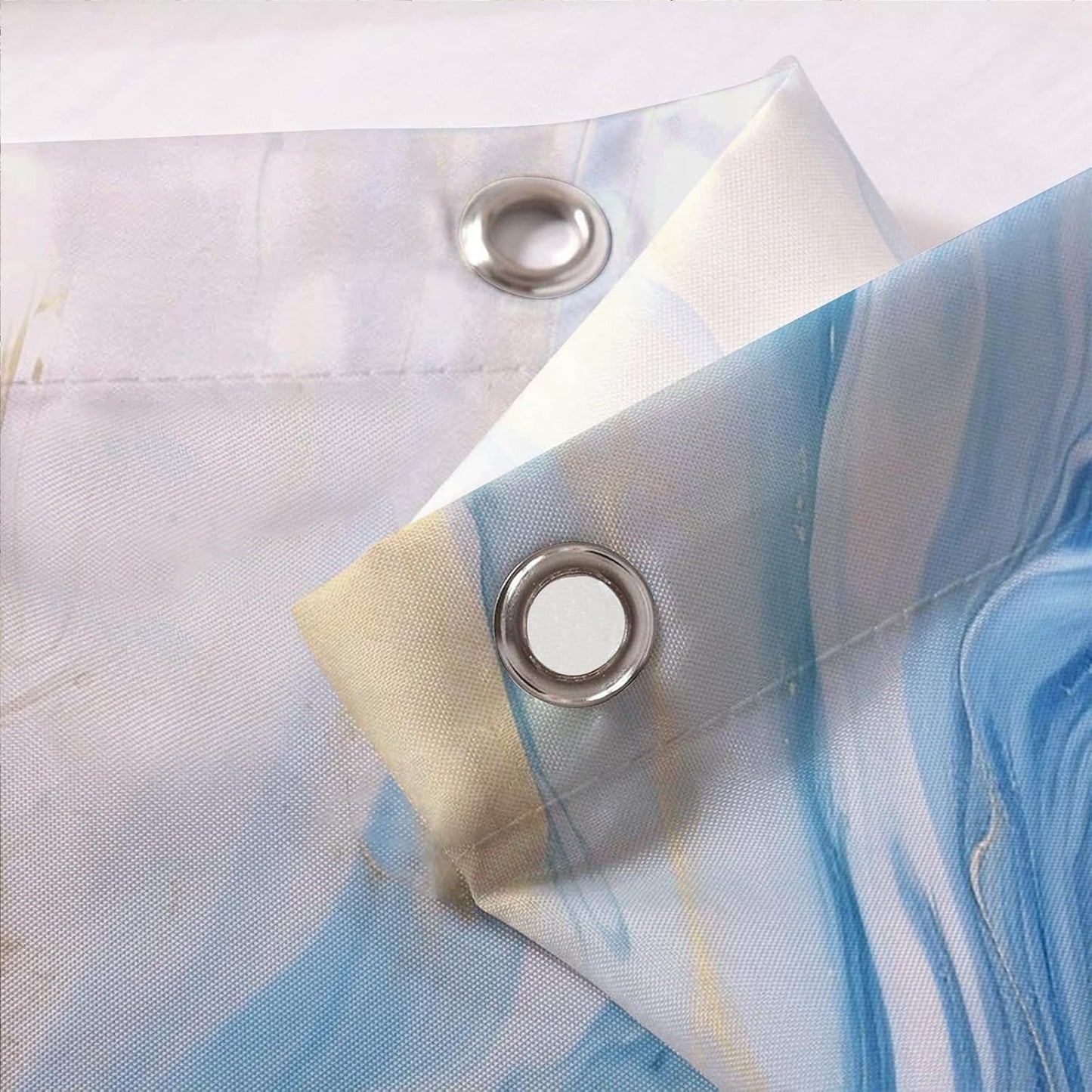 Marble Shower Curtain Abstract Morden Yellow Ink Texture Fabric Shower Curtains for Bathroom Decor 72x72 Inch