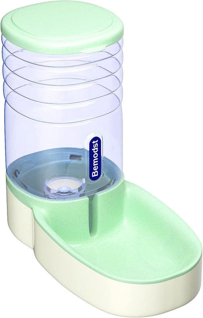 Automatic Pet Water Dispenser - Automatic Cat & Dog Water Bowl, 3.8L Gravity Design, Suitable for Small & Medium-Sized Pets (Green)