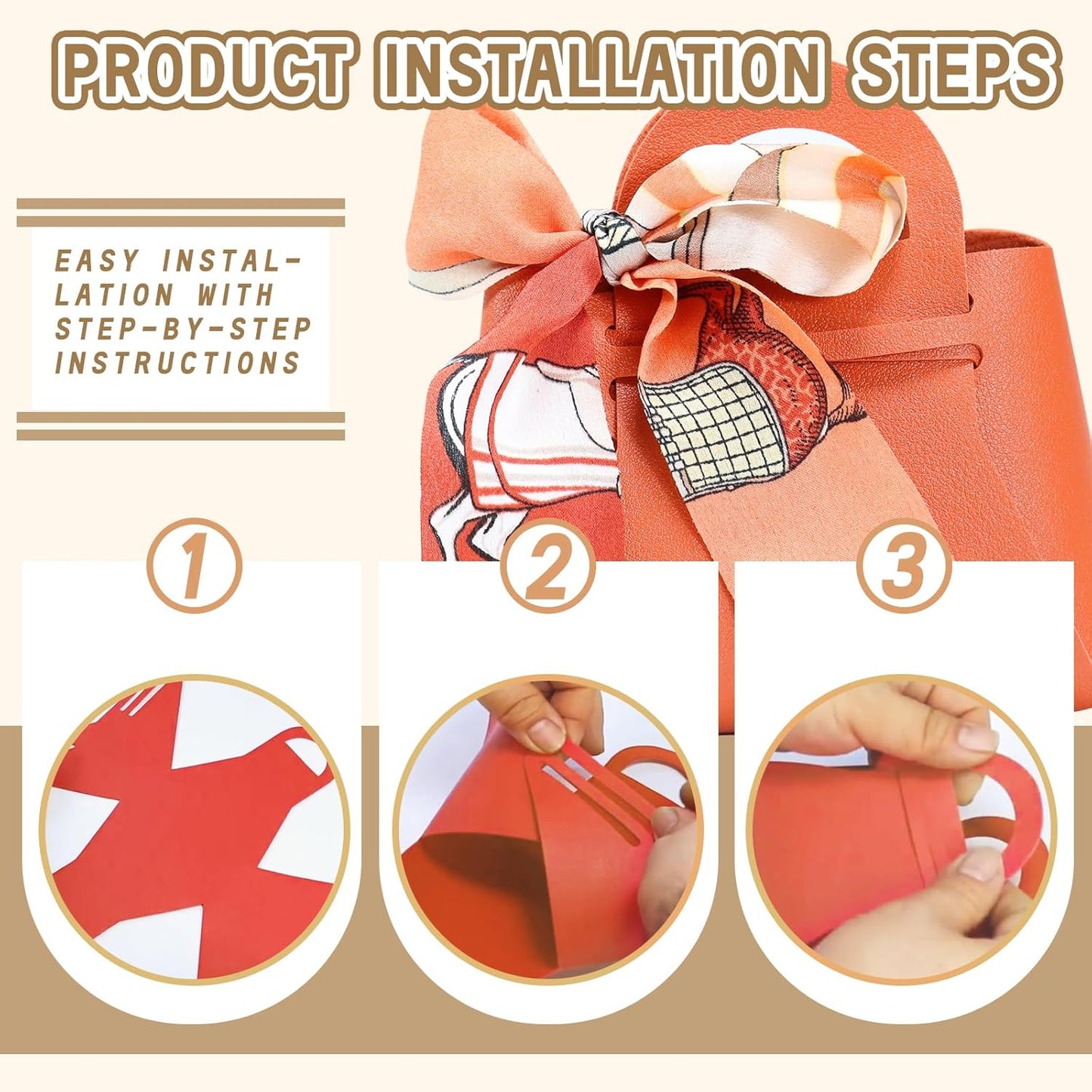 12 Pack Leather Ribbon Candy Bag Gift Bags PU Wedding Gift Bags with Handle Ribbon Reusable Party Favor Boxes for Weddings Birthdays Christmas Baby Showers Halloween(Yellow)