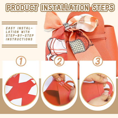 12 Pack Leather Ribbon Candy Bag Gift Bags PU Wedding Gift Bags with Handle Ribbon Reusable Party Favor Boxes for Weddings Birthdays Christmas Baby Showers Halloween(Yellow)