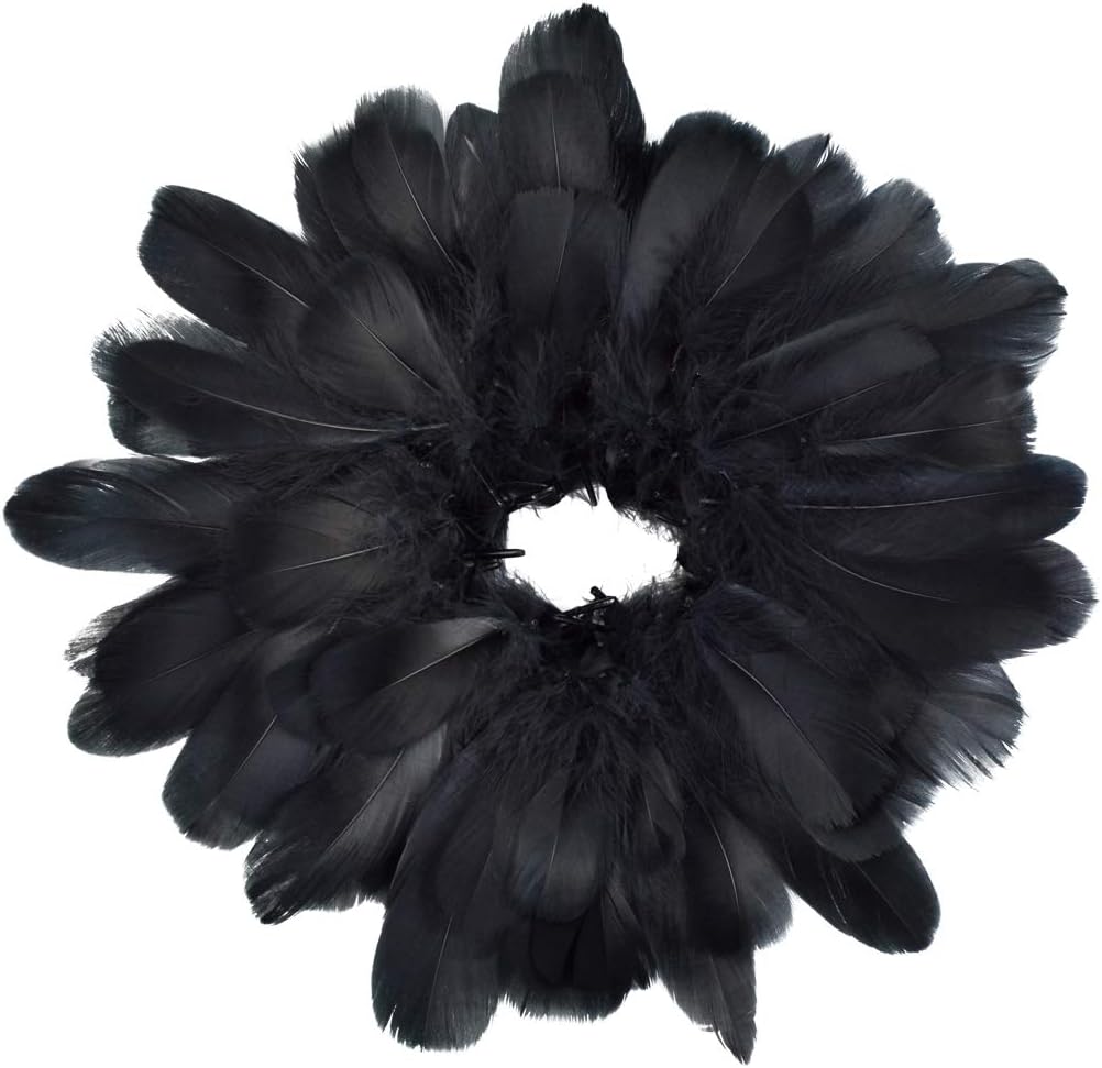 100 Pieces 8-12cm Natural Goose Feathers for DIY Craft Wedding Party Home Decorations, Yellow
