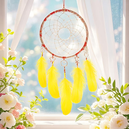 100 Pieces 8-12cm Natural Goose Feathers for DIY Craft Wedding Party Home Decorations, Yellow