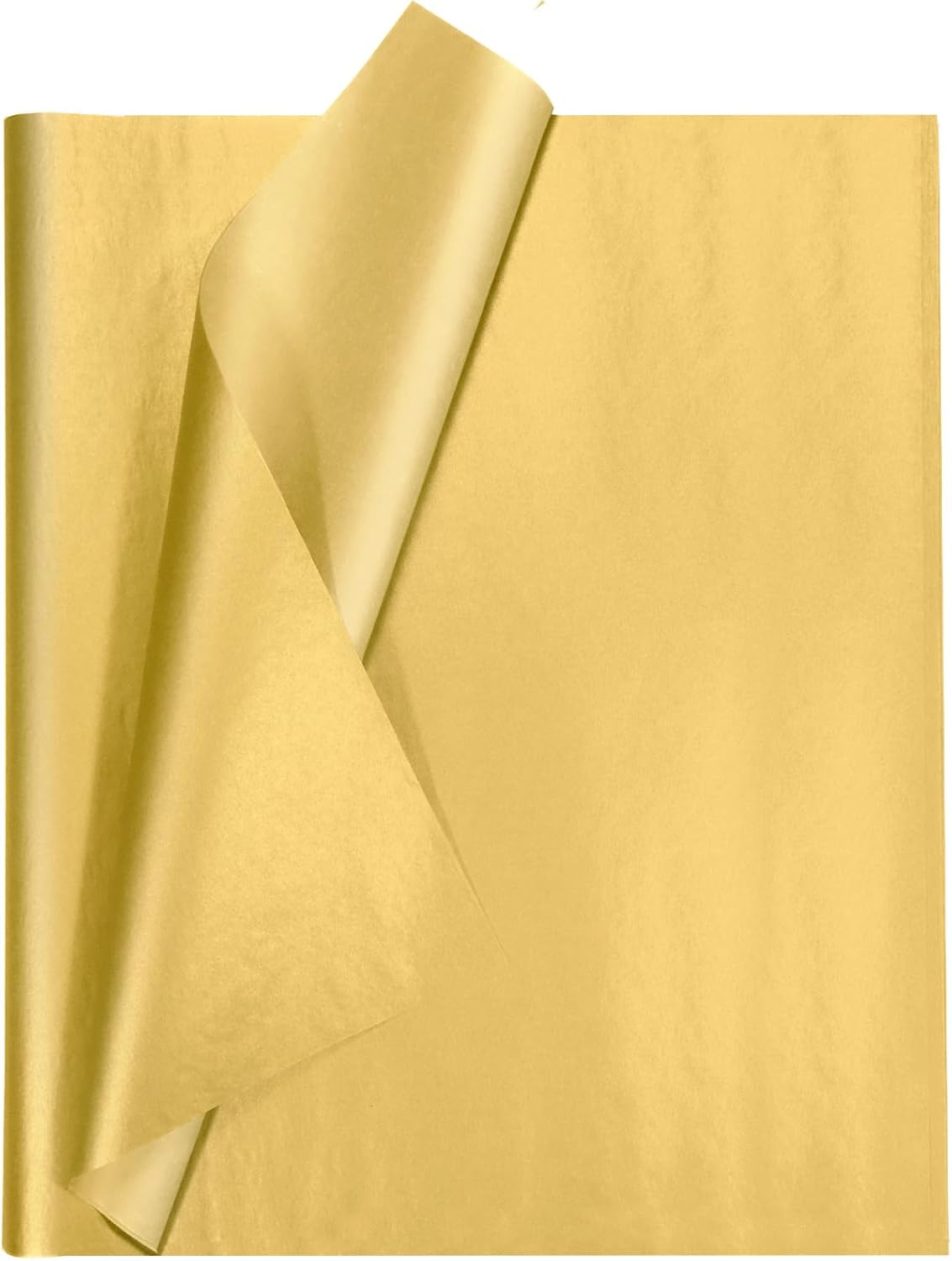 100 Sheets Yellow Tissue Paper Artdly 14 x 20 Inches Yellow Wrapping Paper Bulk for Weddings Birthday DIY Project Christmas