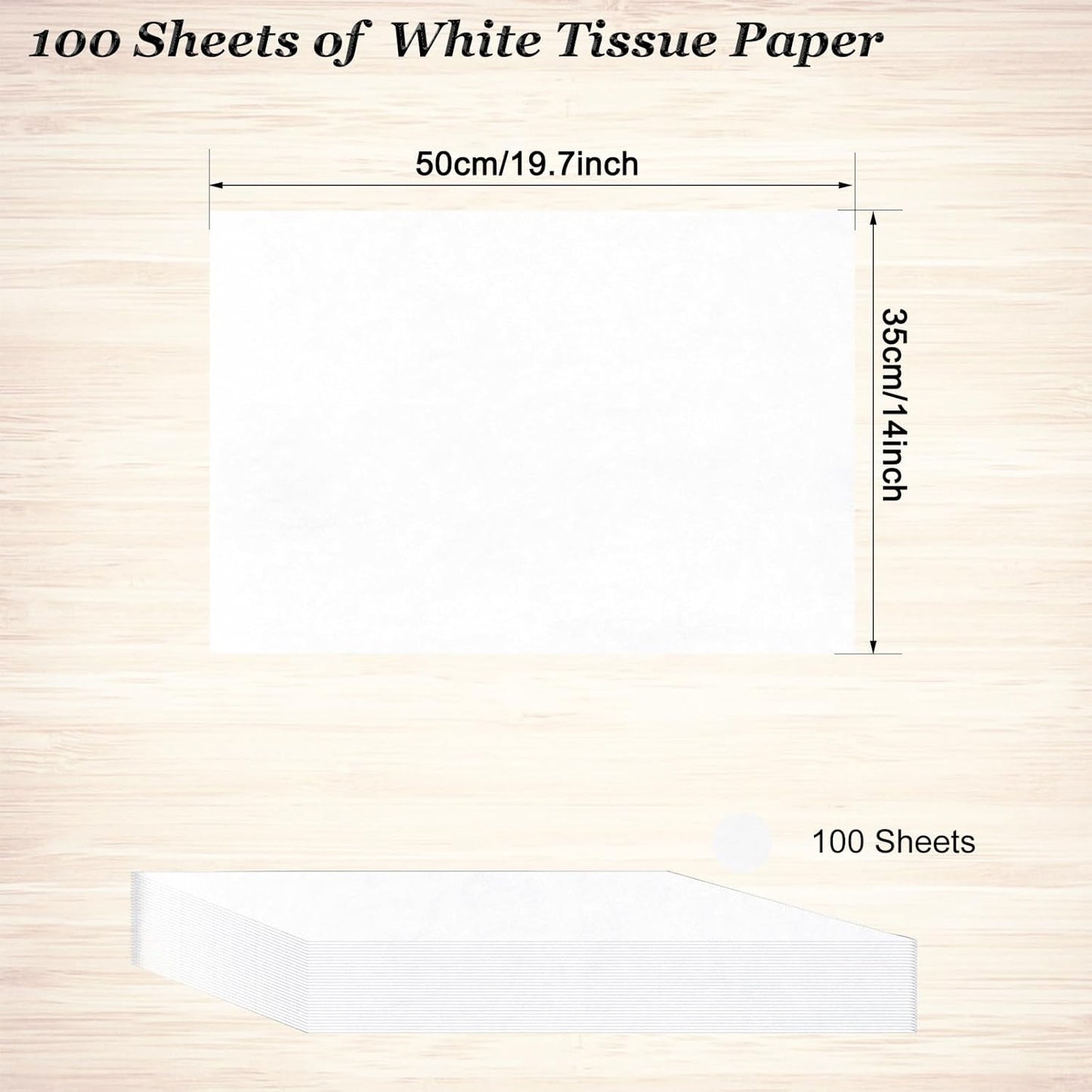 100 Sheets Yellow Tissue Paper Artdly 14 x 20 Inches Yellow Wrapping Paper Bulk for Weddings Birthday DIY Project Christmas