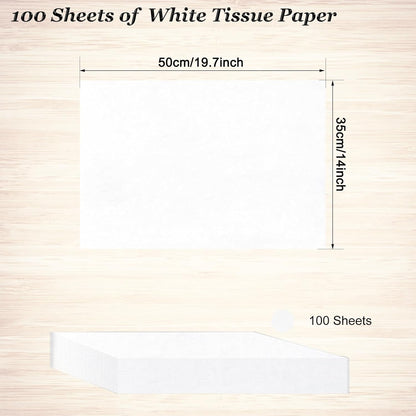 100 Sheets Yellow Tissue Paper Artdly 14 x 20 Inches Yellow Wrapping Paper Bulk for Weddings Birthday DIY Project Christmas