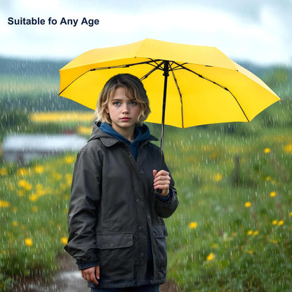 Travel Umbrella - Compact Umbrella for Rain - Perfect Large Auto Folding Umbrella - Ideal Car umbrella, Small umbrella, and Travel Companion