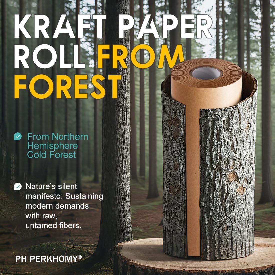 36" x 2,400" (200') Lemon Yellow Kraft Paper Roll for Craft Bulletin Board Paper Art Table Covering Crafting Gift Wrapping Bouquet Packing Parcel 80GSM 55LB (Lemon Yellow, 36" x 200')
