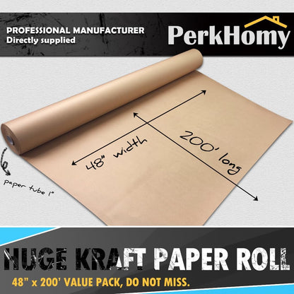 36" x 2,400" (200') Lemon Yellow Kraft Paper Roll for Craft Bulletin Board Paper Art Table Covering Crafting Gift Wrapping Bouquet Packing Parcel 80GSM 55LB (Lemon Yellow, 36" x 200')