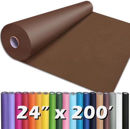 36" x 2,400" (200') Lemon Yellow Kraft Paper Roll for Craft Bulletin Board Paper Art Table Covering Crafting Gift Wrapping Bouquet Packing Parcel 80GSM 55LB (Lemon Yellow, 36" x 200')