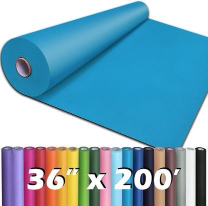 36" x 2,400" (200') Lemon Yellow Kraft Paper Roll for Craft Bulletin Board Paper Art Table Covering Crafting Gift Wrapping Bouquet Packing Parcel 80GSM 55LB (Lemon Yellow, 36" x 200')