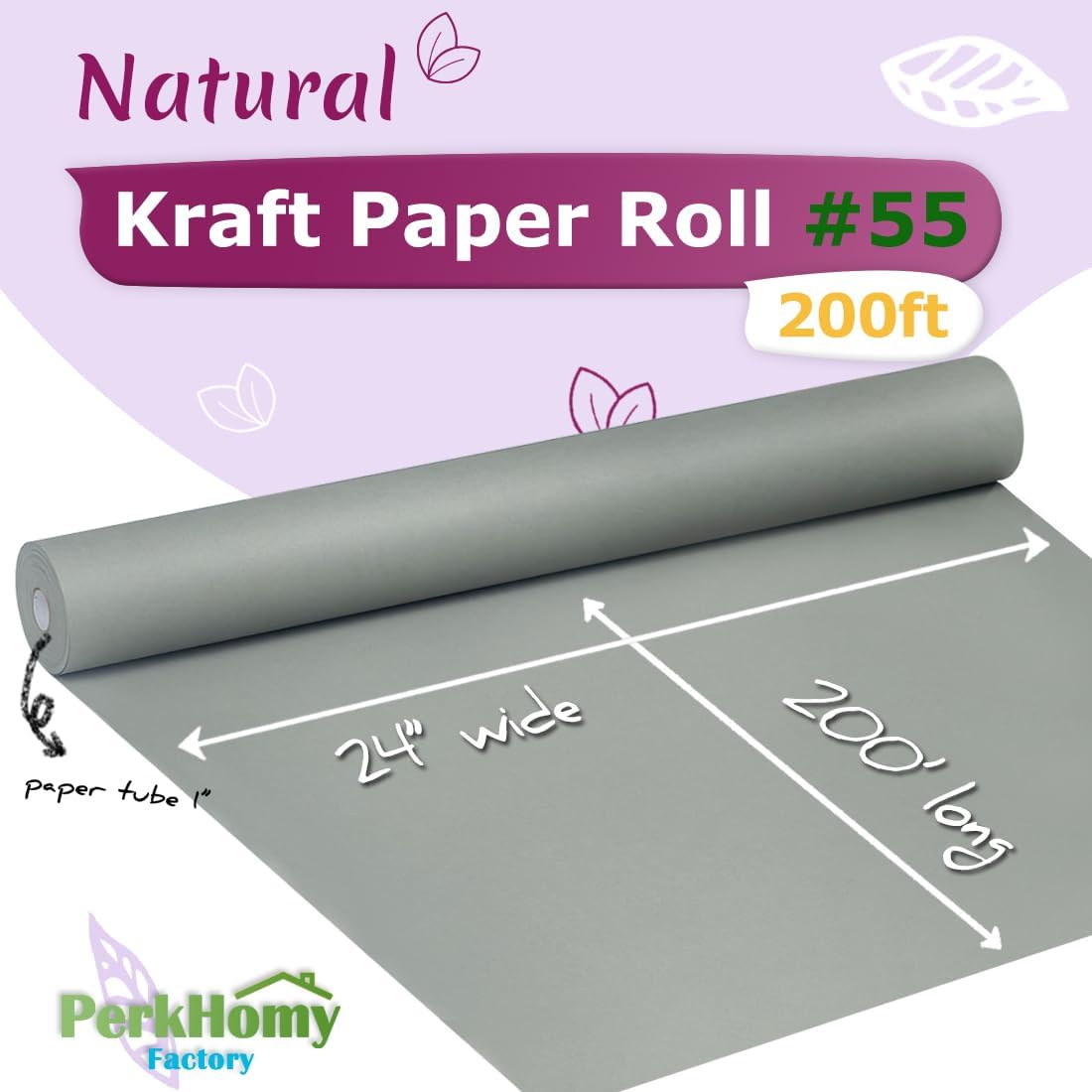 36" x 2,400" (200') Lemon Yellow Kraft Paper Roll for Craft Bulletin Board Paper Art Table Covering Crafting Gift Wrapping Bouquet Packing Parcel 80GSM 55LB (Lemon Yellow, 36" x 200')