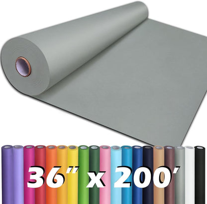 36" x 2,400" (200') Lemon Yellow Kraft Paper Roll for Craft Bulletin Board Paper Art Table Covering Crafting Gift Wrapping Bouquet Packing Parcel 80GSM 55LB (Lemon Yellow, 36" x 200')