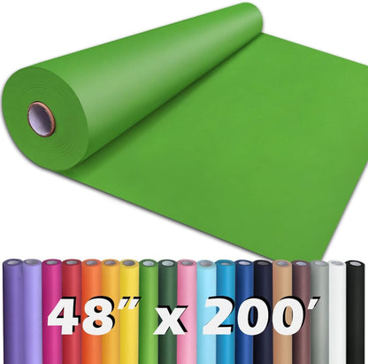 36" x 2,400" (200') Lemon Yellow Kraft Paper Roll for Craft Bulletin Board Paper Art Table Covering Crafting Gift Wrapping Bouquet Packing Parcel 80GSM 55LB (Lemon Yellow, 36" x 200')
