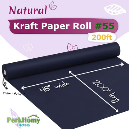 36" x 2,400" (200') Lemon Yellow Kraft Paper Roll for Craft Bulletin Board Paper Art Table Covering Crafting Gift Wrapping Bouquet Packing Parcel 80GSM 55LB (Lemon Yellow, 36" x 200')
