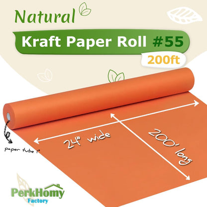 36" x 2,400" (200') Lemon Yellow Kraft Paper Roll for Craft Bulletin Board Paper Art Table Covering Crafting Gift Wrapping Bouquet Packing Parcel 80GSM 55LB (Lemon Yellow, 36" x 200')