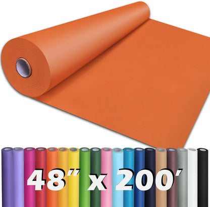 36" x 2,400" (200') Lemon Yellow Kraft Paper Roll for Craft Bulletin Board Paper Art Table Covering Crafting Gift Wrapping Bouquet Packing Parcel 80GSM 55LB (Lemon Yellow, 36" x 200')