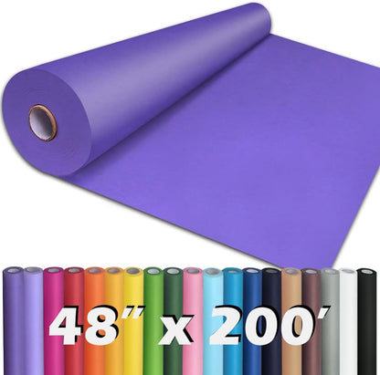 36" x 2,400" (200') Lemon Yellow Kraft Paper Roll for Craft Bulletin Board Paper Art Table Covering Crafting Gift Wrapping Bouquet Packing Parcel 80GSM 55LB (Lemon Yellow, 36" x 200')