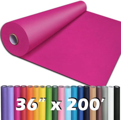 36" x 2,400" (200') Lemon Yellow Kraft Paper Roll for Craft Bulletin Board Paper Art Table Covering Crafting Gift Wrapping Bouquet Packing Parcel 80GSM 55LB (Lemon Yellow, 36" x 200')