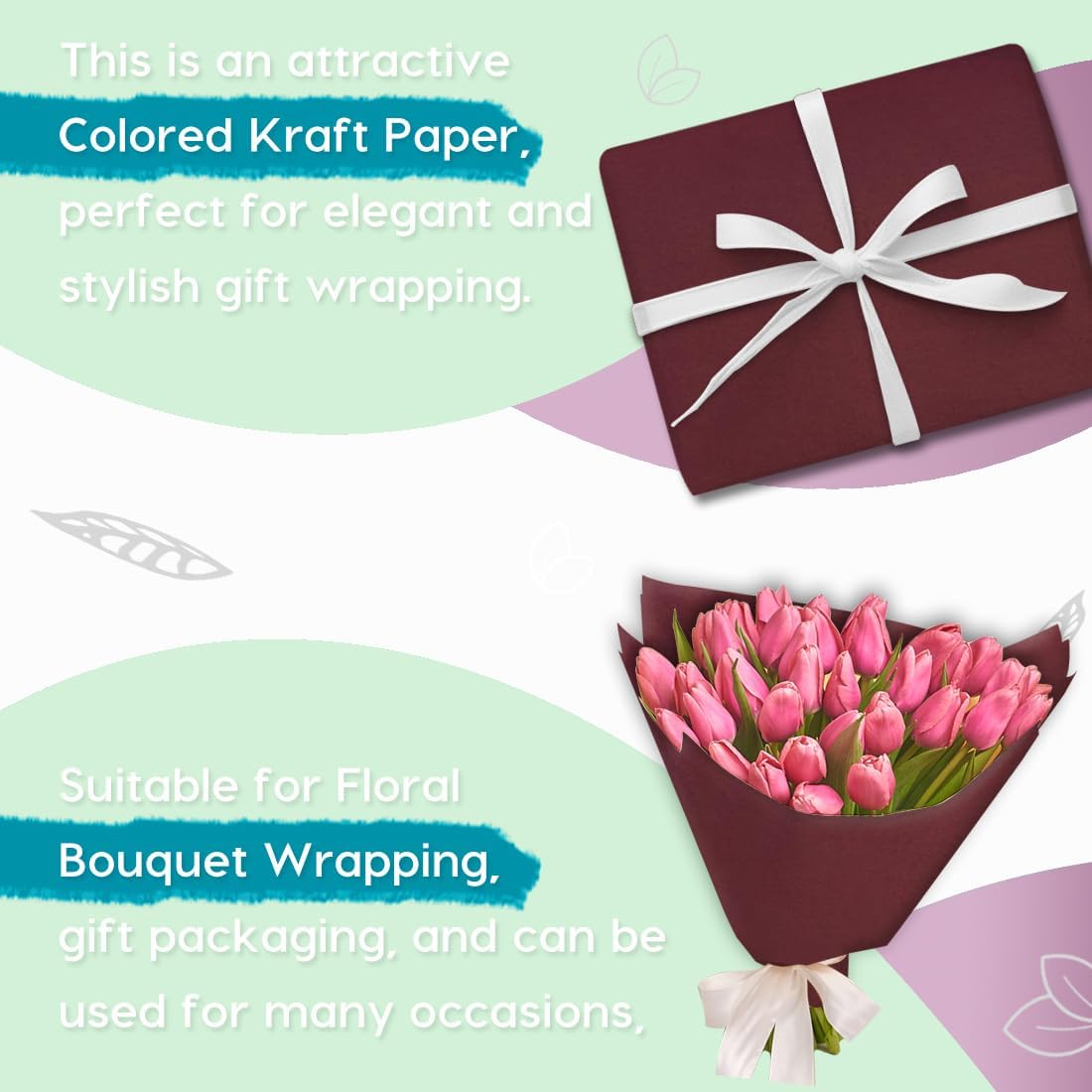 36" x 2,400" (200') Lemon Yellow Kraft Paper Roll for Craft Bulletin Board Paper Art Table Covering Crafting Gift Wrapping Bouquet Packing Parcel 80GSM 55LB (Lemon Yellow, 36" x 200')