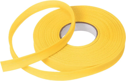 1/2 Inch Single Fold Bias Tape Polyester Continuous Bulk Bias Tape for Sewing,Seaming Quilting Hemming Binding Crafts (Yellow 15 Yards)