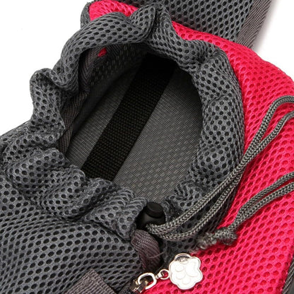Pet Dog Sling Carrier Breathable Mesh Hands-Free Crossbody Bag for Small Dogs Cat Rabbit Outdoor Travel Yellow