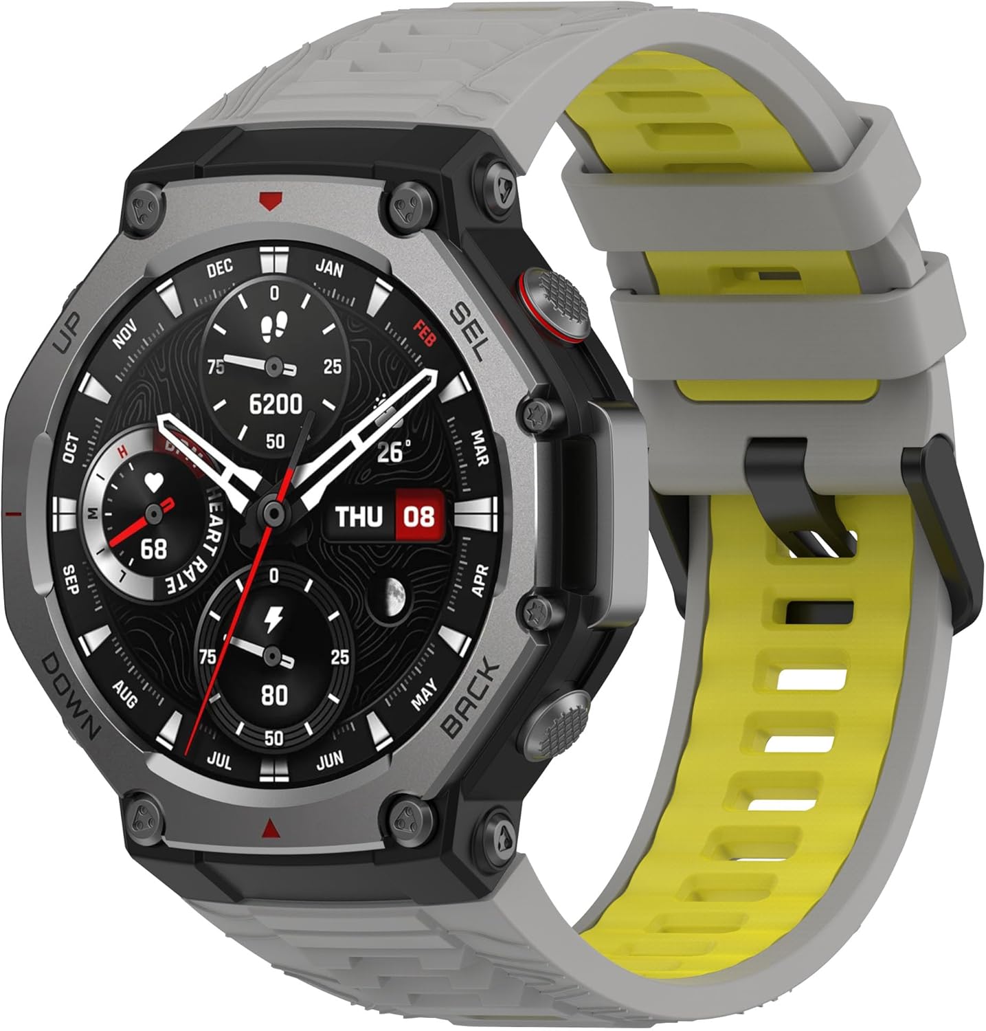 Watch Bands Fit for Amazfit T-Rex 3, Durable Fashionable Silicone Replacement Band Straps Wristbands Bracelet Fit for Amazfit T-Rex 3 Smart Watch