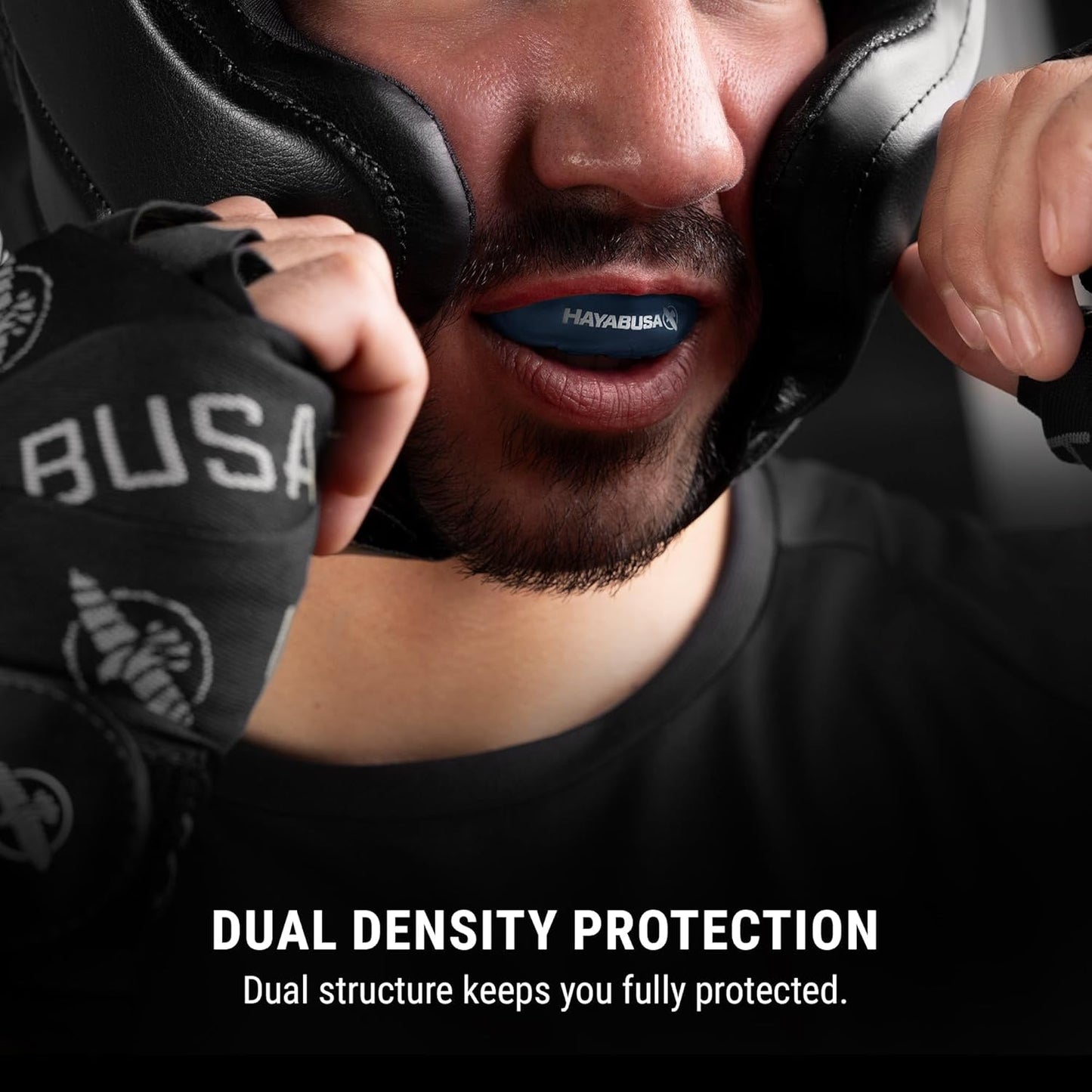Combat Sports Mouth Guard Youth, Kids and Adult Sizes Comes with Case - Blue/Yellow, Adult