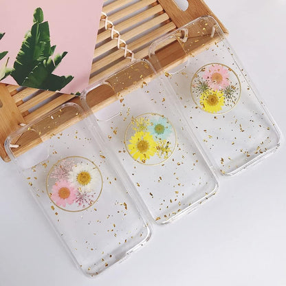 50pcs Natural Dried Daisy Flower, Vacuum Packaging, Pressed Flower for House Decoration, Jewelry Making, Phone case Decoration (Yellow)