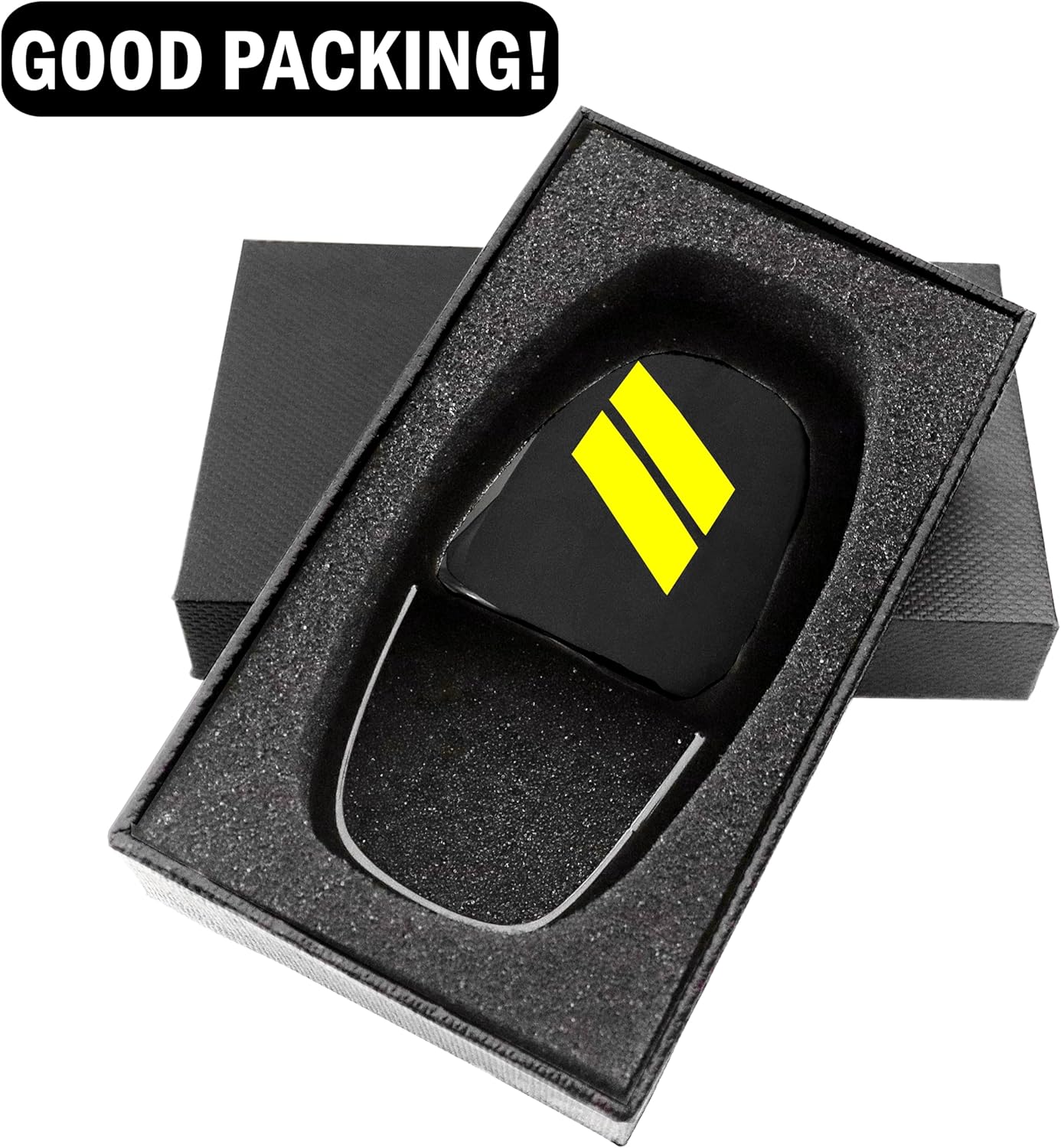 Gear Shift Knob Head Cover for Dodge Charger Accessories 2015-2023 Challenger 2015-2024 Durango 2016-2025 2026 ABS Interior Shell Insert Decoration Protector Gear Shifter Cover (Yellow Trim)