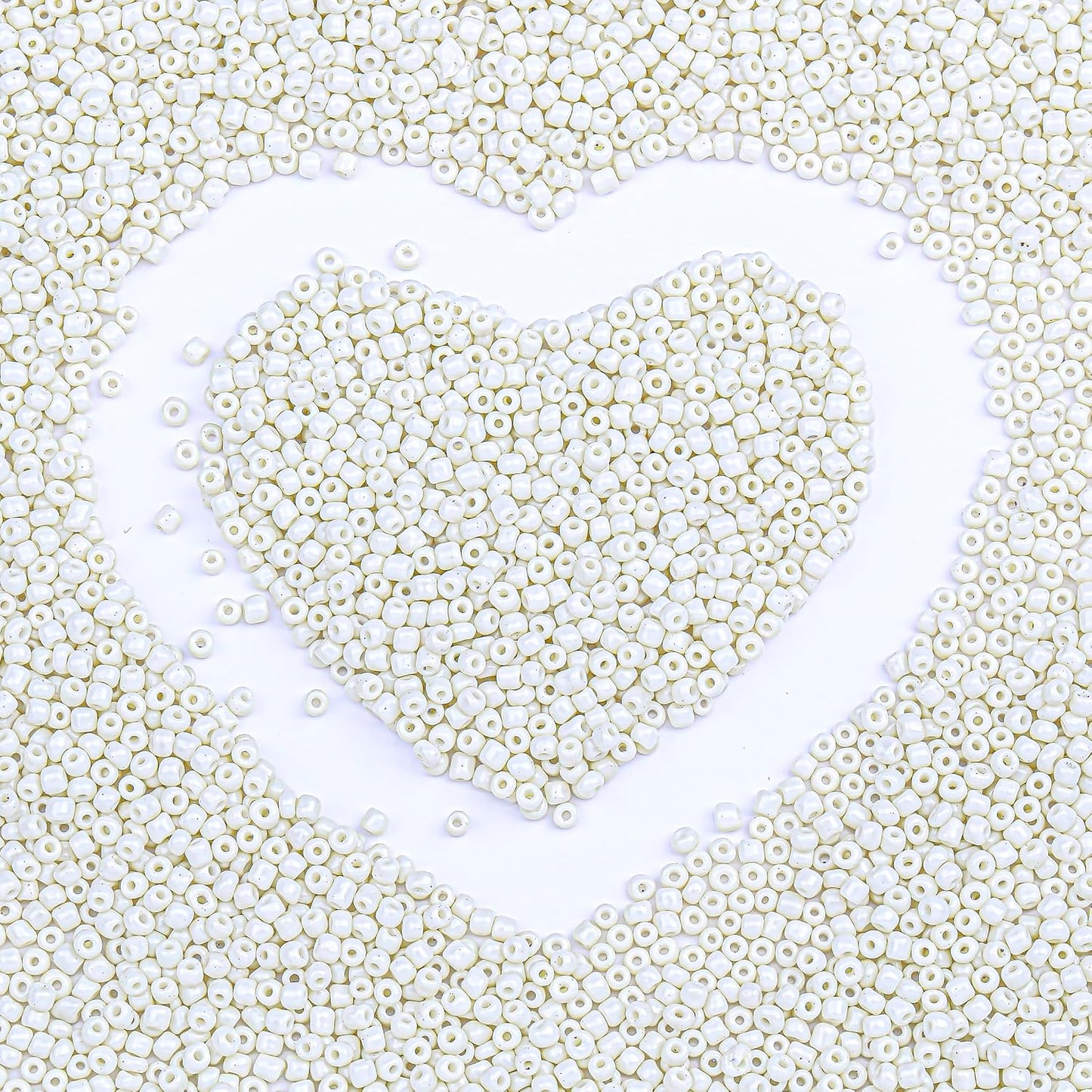 Legefo 4mm Glass Seed Beads Bulk, Yellow 6/0 Small Mini Pony Seed Beads, Tiny Round Craft Bead for Bracelet Necklace Wrist Jewelry Making Beading Weaving DIY Crafts Supplies, 1000pcs