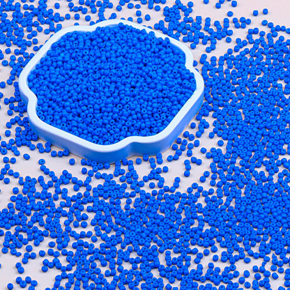 Legefo 4mm Glass Seed Beads Bulk, Yellow 6/0 Small Mini Pony Seed Beads, Tiny Round Craft Bead for Bracelet Necklace Wrist Jewelry Making Beading Weaving DIY Crafts Supplies, 1000pcs