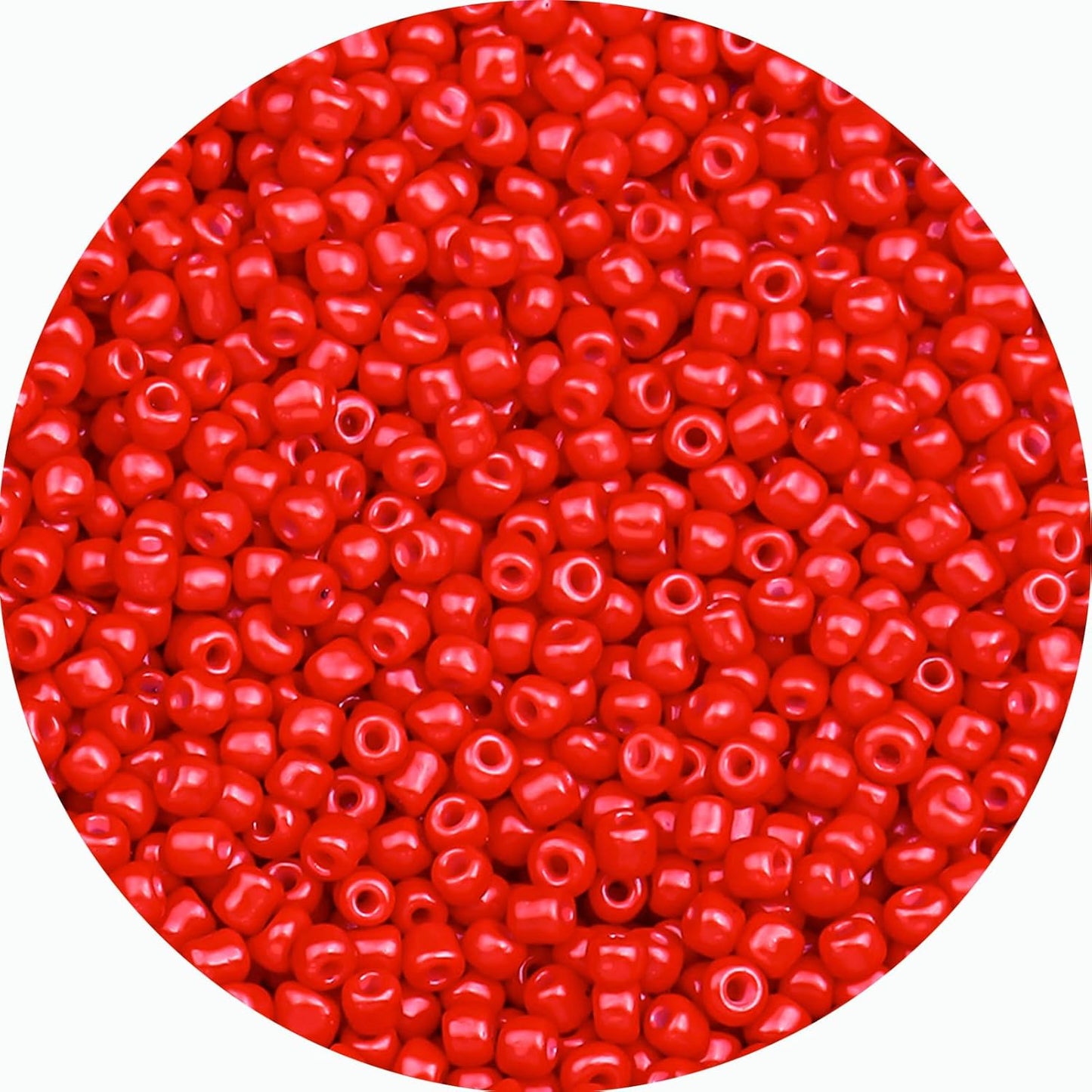 Legefo 4mm Glass Seed Beads Bulk, Yellow 6/0 Small Mini Pony Seed Beads, Tiny Round Craft Bead for Bracelet Necklace Wrist Jewelry Making Beading Weaving DIY Crafts Supplies, 1000pcs