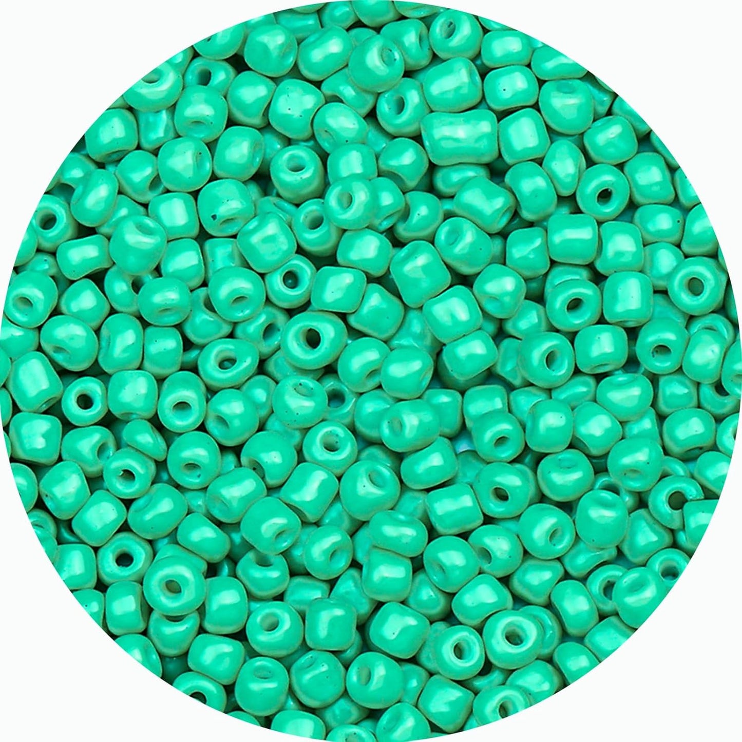 Legefo 4mm Glass Seed Beads Bulk, Yellow 6/0 Small Mini Pony Seed Beads, Tiny Round Craft Bead for Bracelet Necklace Wrist Jewelry Making Beading Weaving DIY Crafts Supplies, 1000pcs