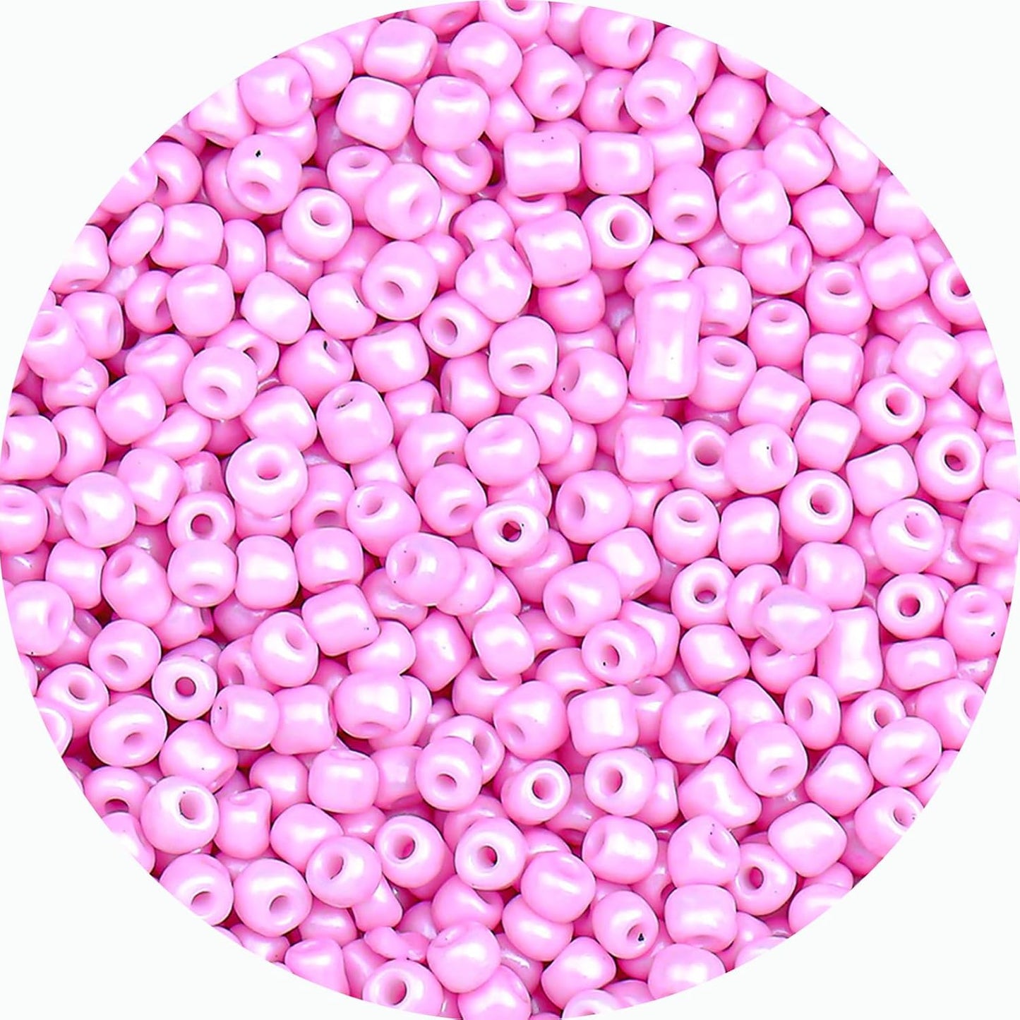 Legefo 4mm Glass Seed Beads Bulk, Yellow 6/0 Small Mini Pony Seed Beads, Tiny Round Craft Bead for Bracelet Necklace Wrist Jewelry Making Beading Weaving DIY Crafts Supplies, 1000pcs