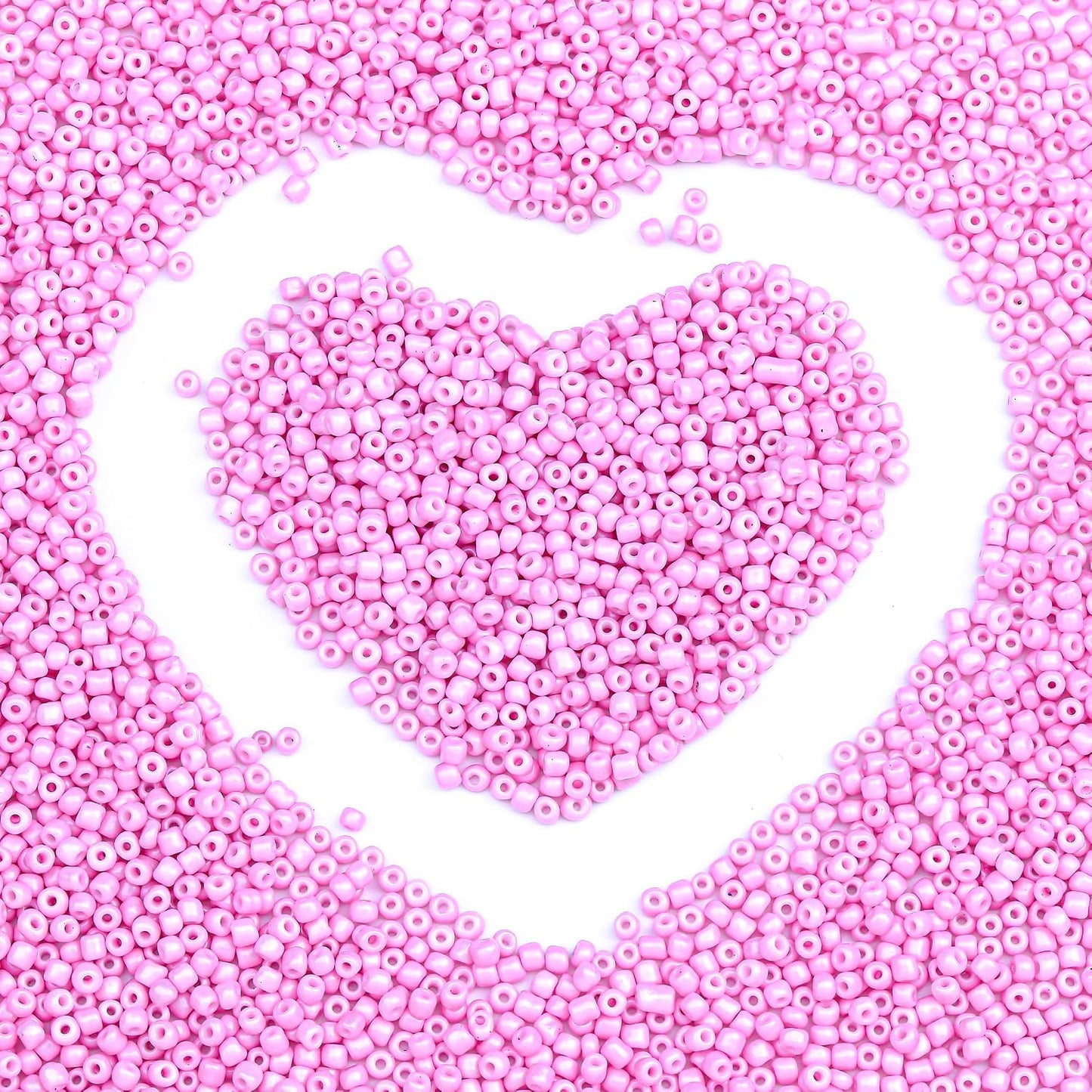 Legefo 4mm Glass Seed Beads Bulk, Yellow 6/0 Small Mini Pony Seed Beads, Tiny Round Craft Bead for Bracelet Necklace Wrist Jewelry Making Beading Weaving DIY Crafts Supplies, 1000pcs
