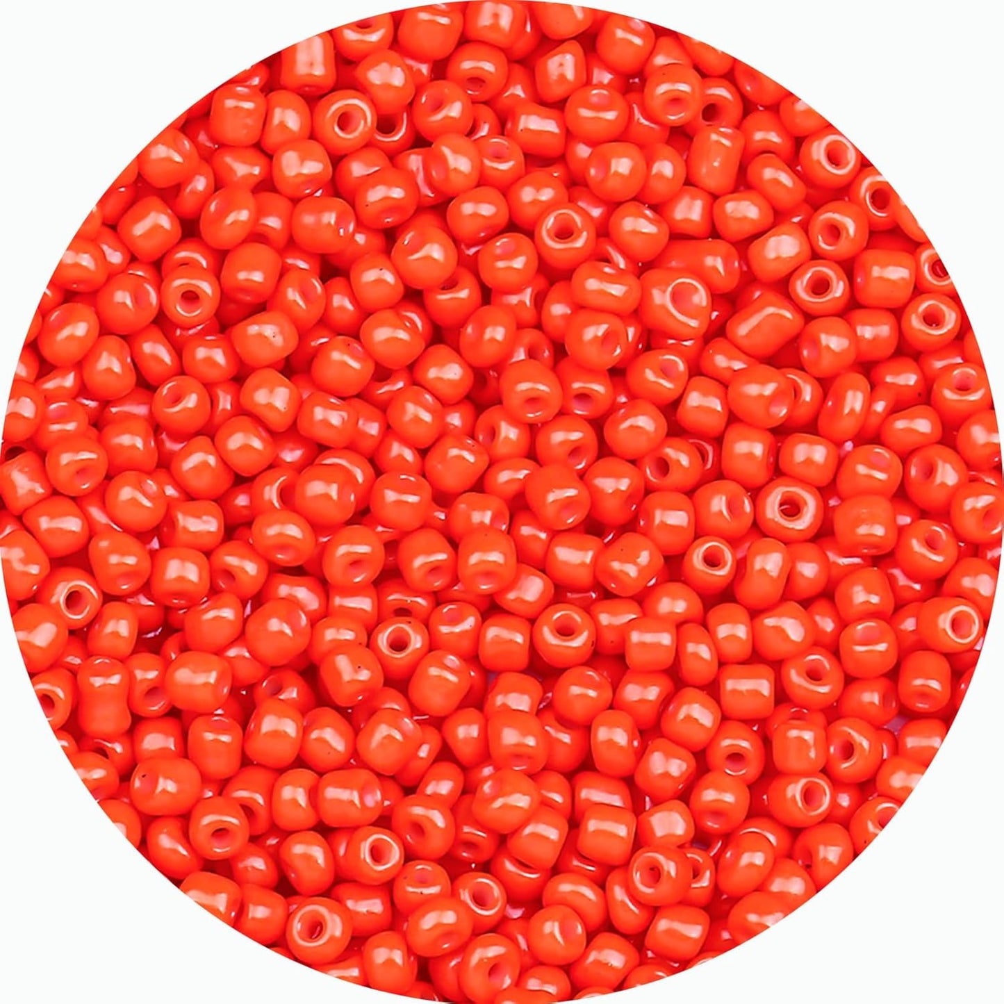 Legefo 4mm Glass Seed Beads Bulk, Yellow 6/0 Small Mini Pony Seed Beads, Tiny Round Craft Bead for Bracelet Necklace Wrist Jewelry Making Beading Weaving DIY Crafts Supplies, 1000pcs