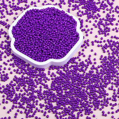 Legefo 4mm Glass Seed Beads Bulk, Yellow 6/0 Small Mini Pony Seed Beads, Tiny Round Craft Bead for Bracelet Necklace Wrist Jewelry Making Beading Weaving DIY Crafts Supplies, 1000pcs