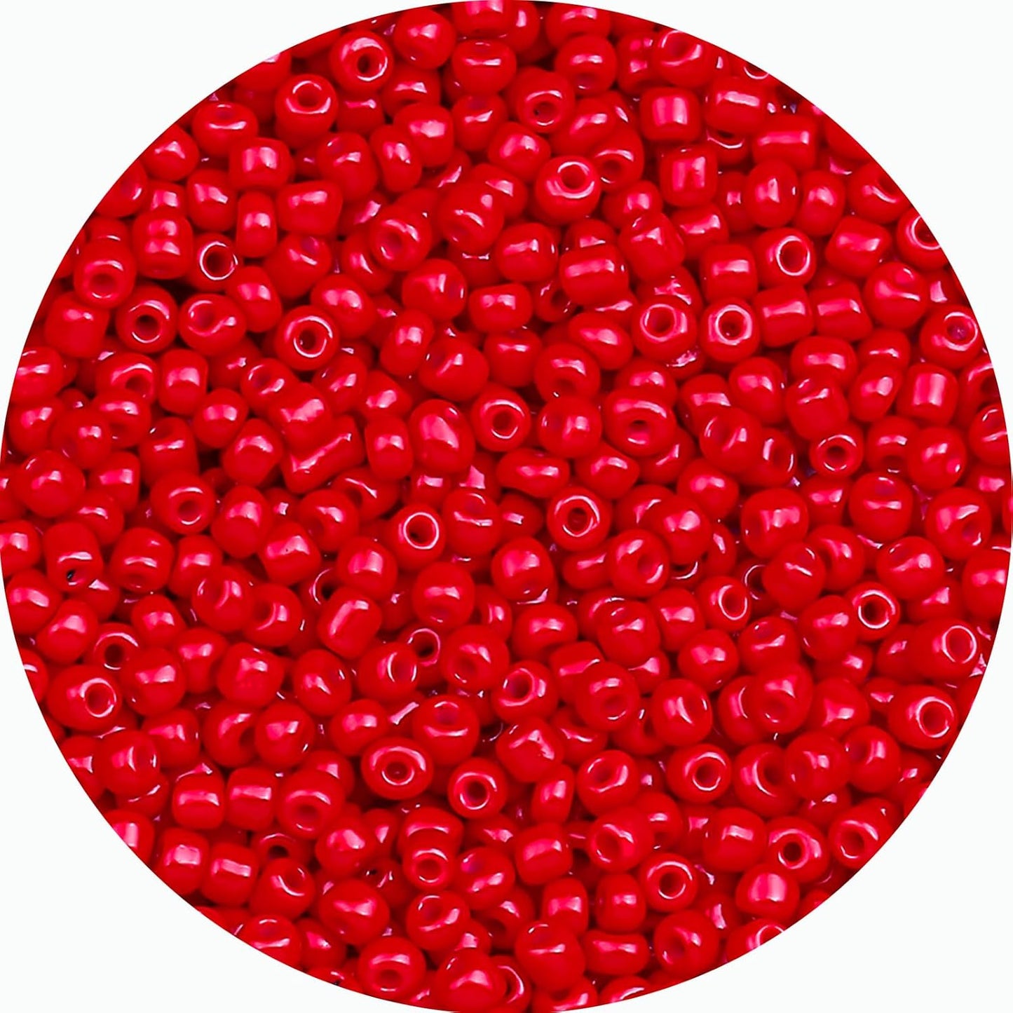 Legefo 4mm Glass Seed Beads Bulk, Yellow 6/0 Small Mini Pony Seed Beads, Tiny Round Craft Bead for Bracelet Necklace Wrist Jewelry Making Beading Weaving DIY Crafts Supplies, 1000pcs