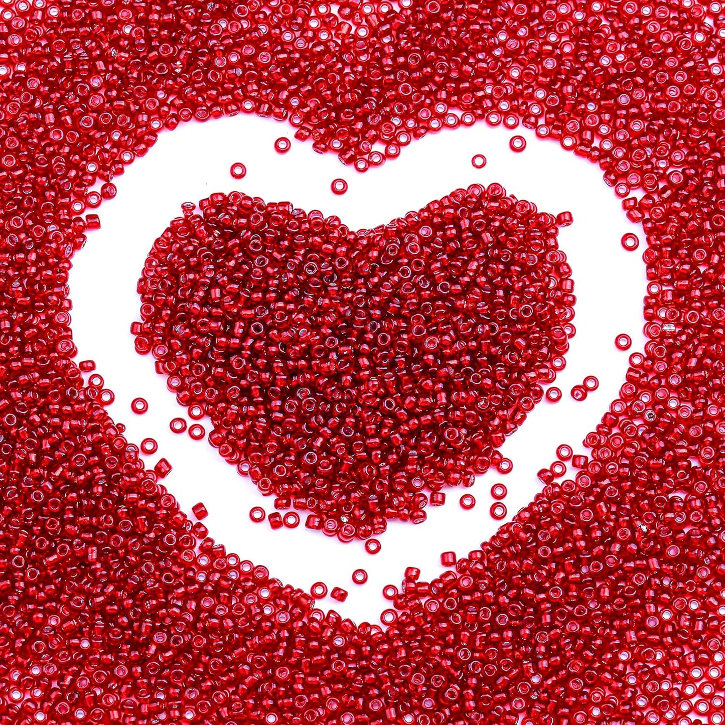 Legefo 4mm Glass Seed Beads Bulk, Yellow 6/0 Small Mini Pony Seed Beads, Tiny Round Craft Bead for Bracelet Necklace Wrist Jewelry Making Beading Weaving DIY Crafts Supplies, 1000pcs