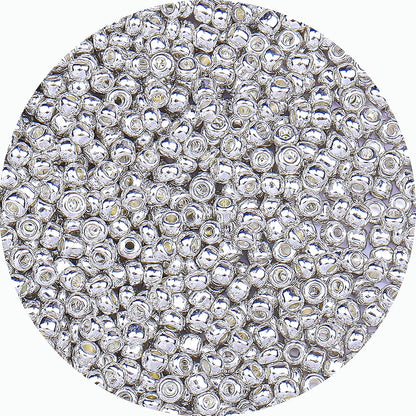 Legefo 4mm Glass Seed Beads Bulk, Yellow 6/0 Small Mini Pony Seed Beads, Tiny Round Craft Bead for Bracelet Necklace Wrist Jewelry Making Beading Weaving DIY Crafts Supplies, 1000pcs