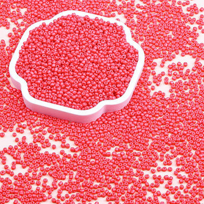 Legefo 4mm Glass Seed Beads Bulk, Yellow 6/0 Small Mini Pony Seed Beads, Tiny Round Craft Bead for Bracelet Necklace Wrist Jewelry Making Beading Weaving DIY Crafts Supplies, 1000pcs