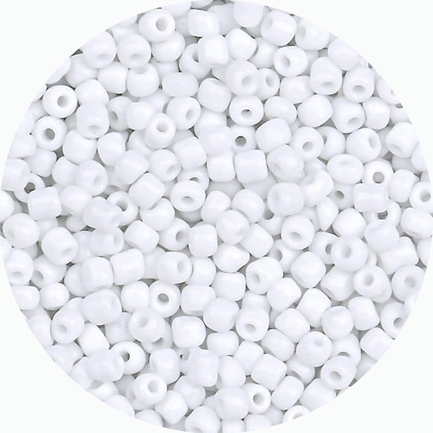 Legefo 4mm Glass Seed Beads Bulk, Yellow 6/0 Small Mini Pony Seed Beads, Tiny Round Craft Bead for Bracelet Necklace Wrist Jewelry Making Beading Weaving DIY Crafts Supplies, 1000pcs