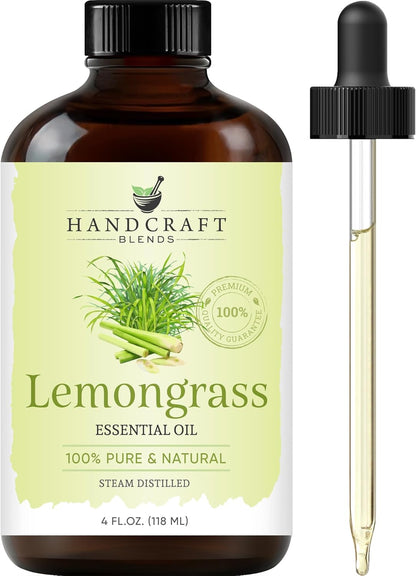 Lemon Essential Oil – Huge 4 Fl Oz – 100% Pure and Natural – Premium Grade Essential Oil for Diffuser and Aromatherapy, Skin, Massage, Candle and Soap Making Fragrance