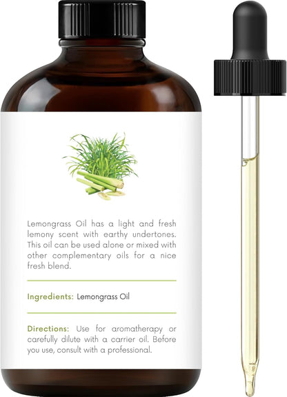 Lemon Essential Oil – Huge 4 Fl Oz – 100% Pure and Natural – Premium Grade Essential Oil for Diffuser and Aromatherapy, Skin, Massage, Candle and Soap Making Fragrance