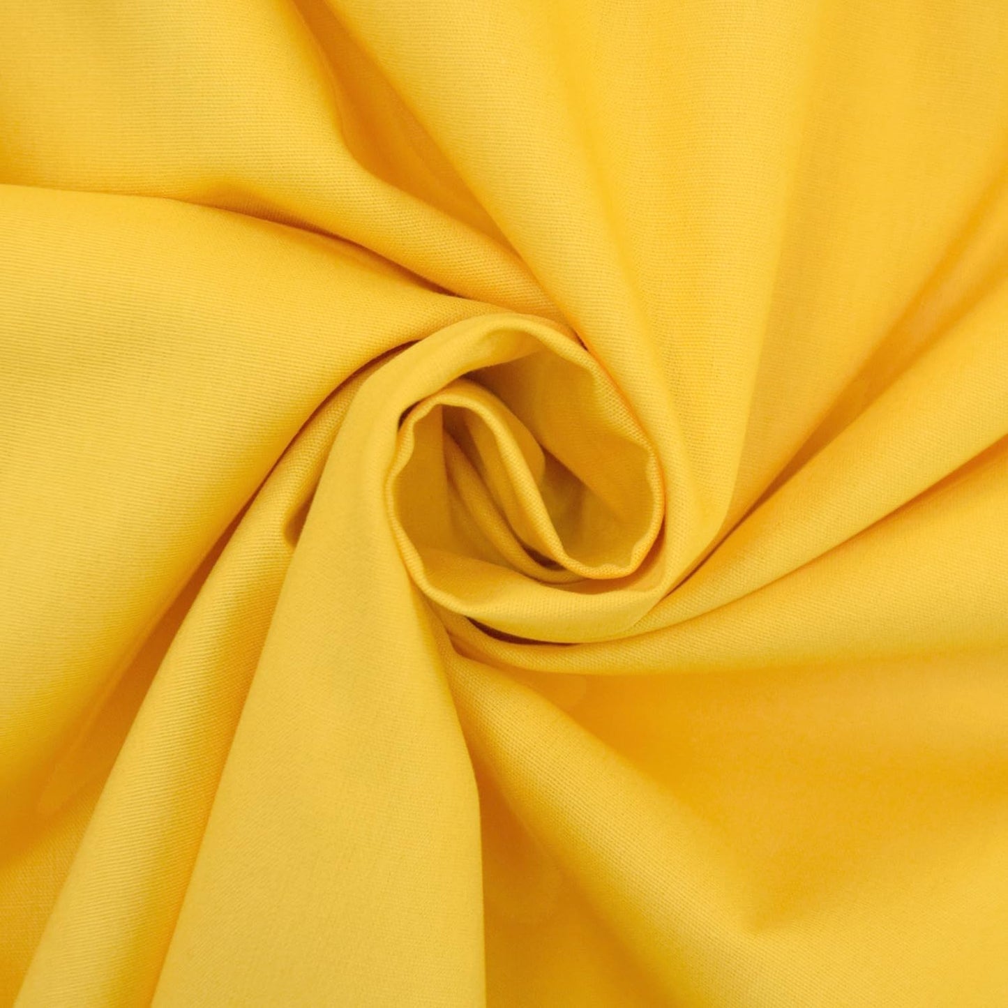 Poplin Fabric for Sewing | Poly Poplin | 100% Polyester | by the Yard | 60" Wide Roll | Arts and Crafts Supply (Dark Yellow, 2 Yard)